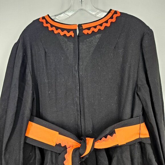 Western Boho Dress Extra Large Midi Dance Ruffle Layer Pleated Belt Long Sleeve - Picture 5 of 8